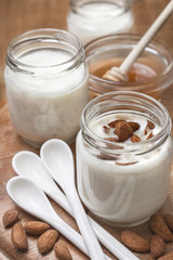 homemade yogurt almond milk
