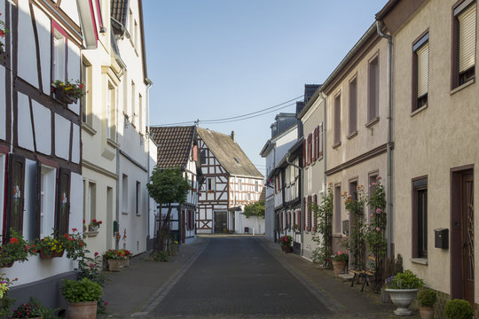 Stadtansicht von Unkel am Rhein, Deutschland