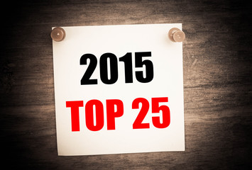 2015 Top 25 concept 