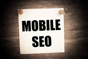 Mobile SEO concept 