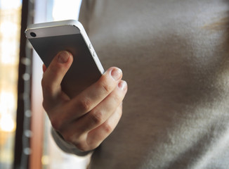 Phone in hand