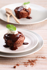 chocolate brownie.