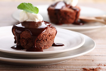chocolate brownie.