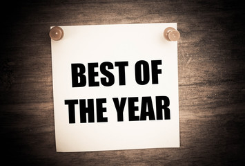 Best of the year