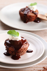 chocolate brownie.