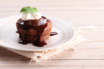 chocolate brownie.
