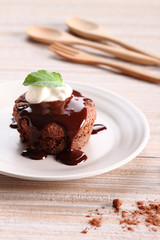 chocolate brownie.