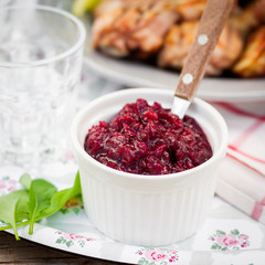 Cranberry Red Onion Sauce