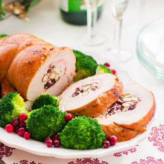 Christmas Turkey Breast Roll