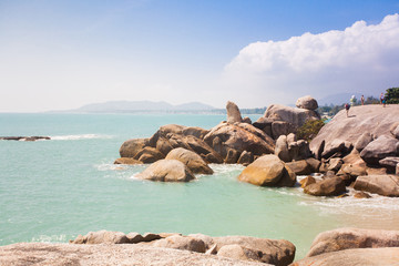 Hin Ta and Hin Yai Rocks ( grandmother and grandfather) in Koh S
