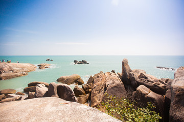 Hin Ta and Hin Yai Rocks ( grandmother and grandfather) in Koh S