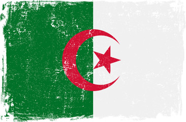 Algeria Vector Flag on White