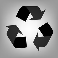 Recycle flat icon