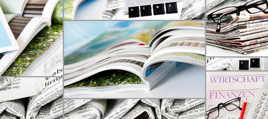 Collage - Zeitungen