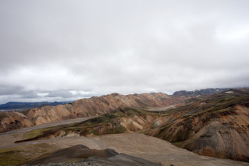 Obraz premium Islanda, landmannalaugar, montagne