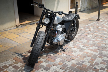 Vintage motorcycle © albertobrian