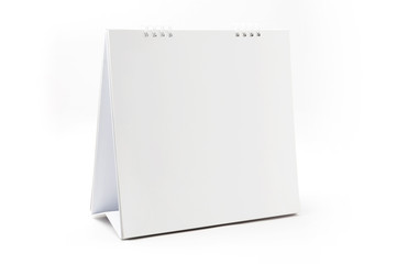 Blank paper calendar