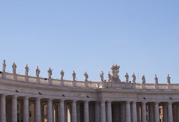 Fototapeta premium Figuren am Petersplatz