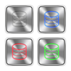Color database steel buttons