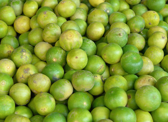 Fresh green lime