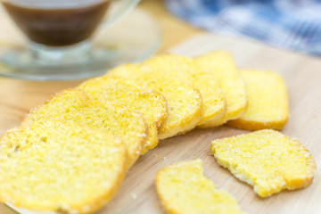 Crispy Bread Butter Sugar