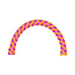 Balloon arches vector