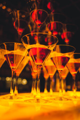 glass with martini