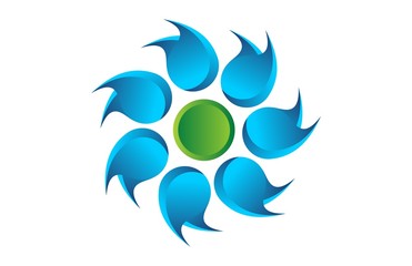 water circle sign symbol
