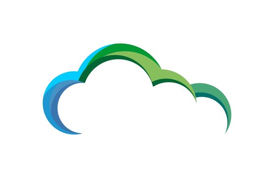 cloud logo icon vector
