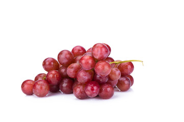 grapes isolated on over white background