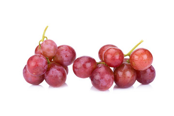grapes isolated on over white background