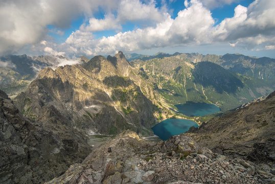 Fototapeta Tatry  Wysokie  ,Rysy ,Przełęcz Pod Chłopkiem