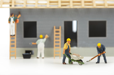 Construction of cottages