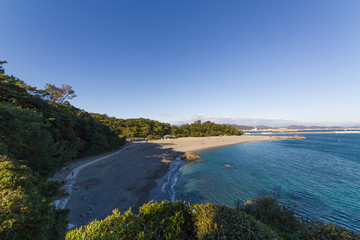 Fototapeta premium 高知県高知市 桂浜の風景