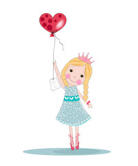 Cute fairy tale with colorful gift box vector background