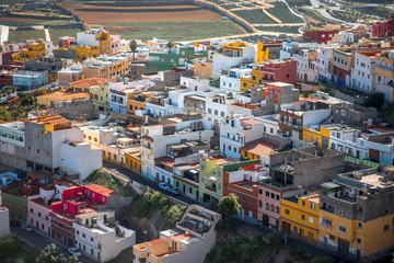 Galdar city on Gran Canaria island