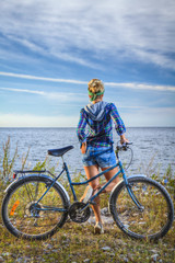 Fototapeta premium Photo-style pin-up