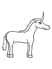 beautiful graceful unicorn pink white horse horseracing fabelwesen