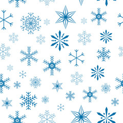 Snowflake icons for winter - 99191613