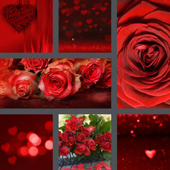 Collage Valentines day