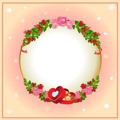 valentine card chocobox