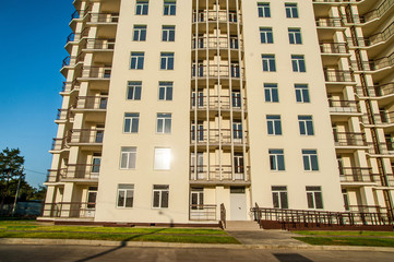 Modern apartment house