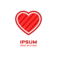 Red heart logo