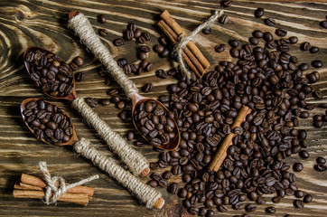Roasted coffee beans