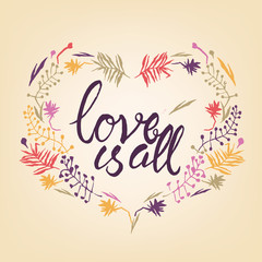 Love is all typography