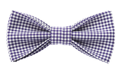 bow tie closeup on white background