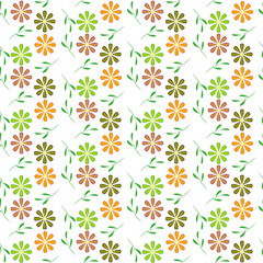 Flowers seamless pattern