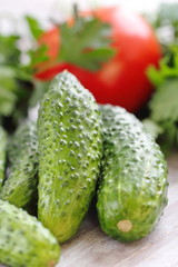 Ingredients for salad