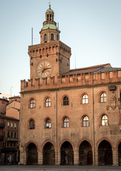 Fototapeta na wymiar clock tower bologna