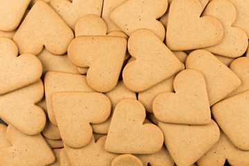 Gingerbread hearts cookies